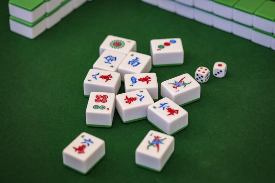 Mahjong spel