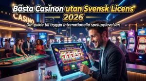 Bästa Casinon utan Svensk Licens 2026
