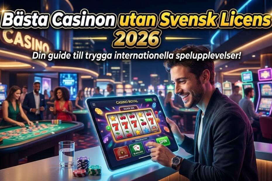 Bästa Casinon utan Svensk Licens 2026