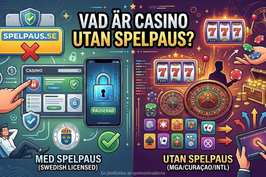 Vad är casino utan Spelpaus?